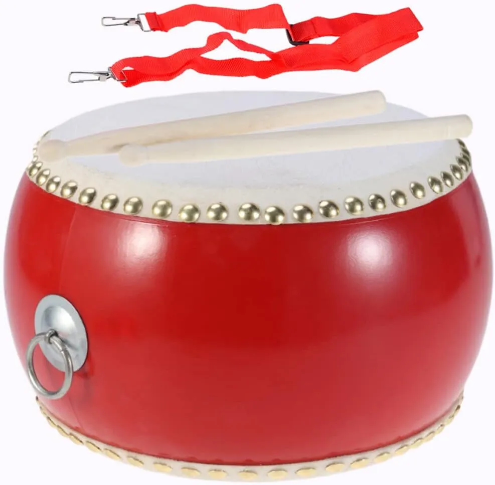 1 Set Children's Drum Wooden Toys Drum for Kids Wooden Drum Musical Instrument Party Toy Children Drum Toy Percussion Toy Baby Percussion Playthings Performing Prop