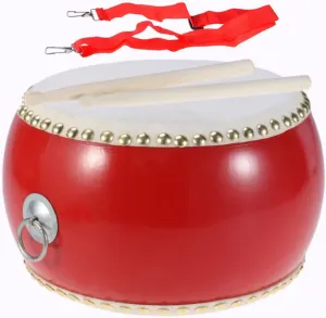 1 Set Children's Drum Wooden Toys Drum for Kids Wooden Drum Musical Instrument Party Toy Children Drum Toy Percussion Toy Baby Percussion Playthings Performing Prop