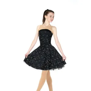 120 Swishy Swing Dance Dress in Black by Jerry's