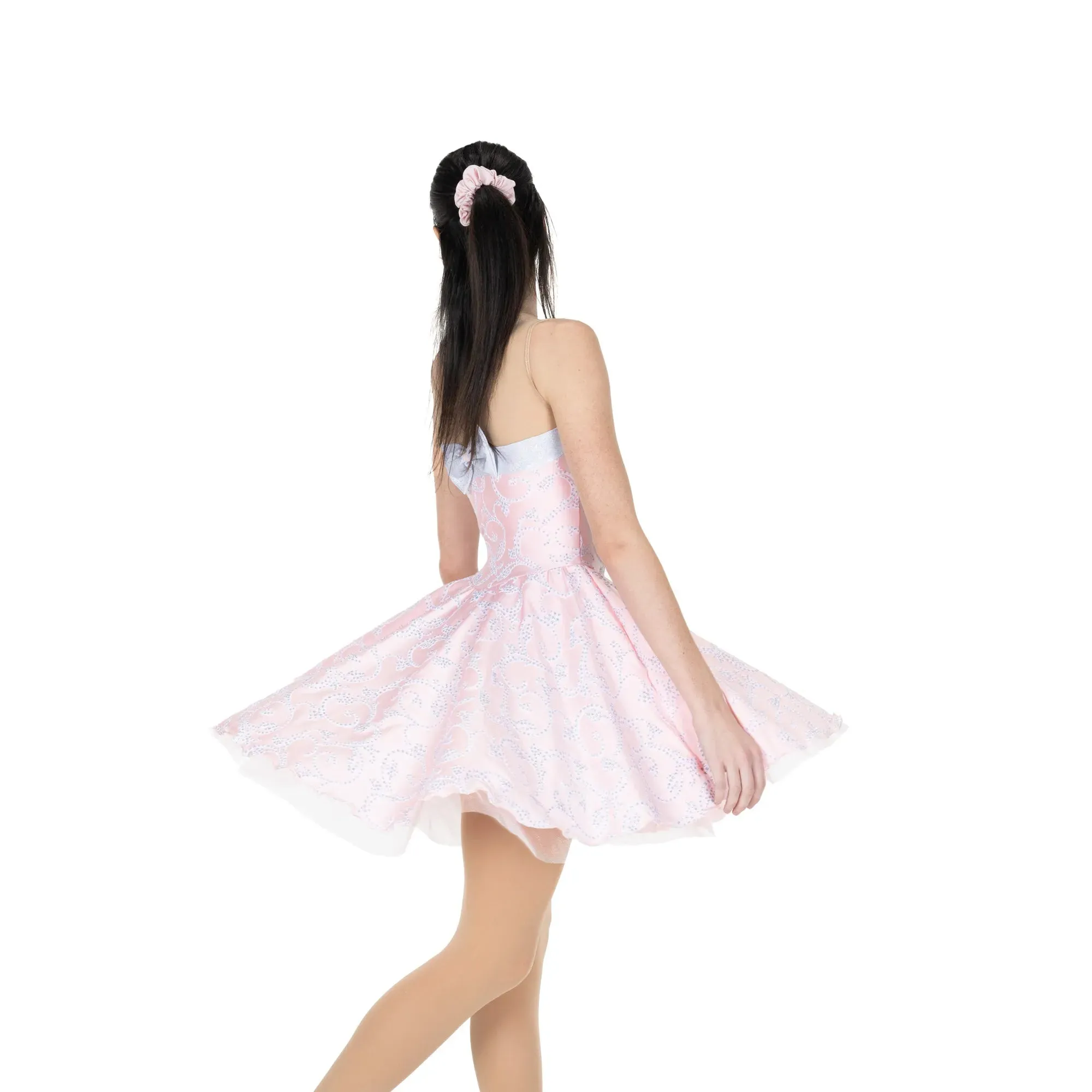 120 Swishy Swing Dance Dress in Pearl Pink by Jerry's