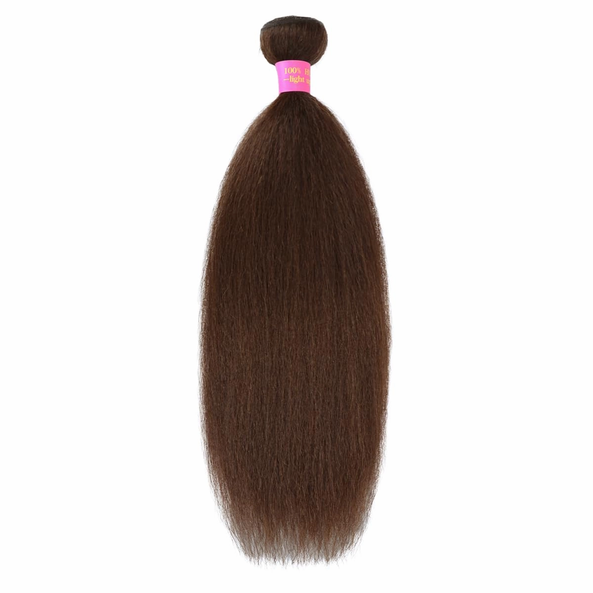 12 inch Brown Kinky Straight Bundles Yaki Straight Human Hair Bundles 100% Unprocessed Brazilian Virgin Hair Kinky Straight Human Hair For Black Women