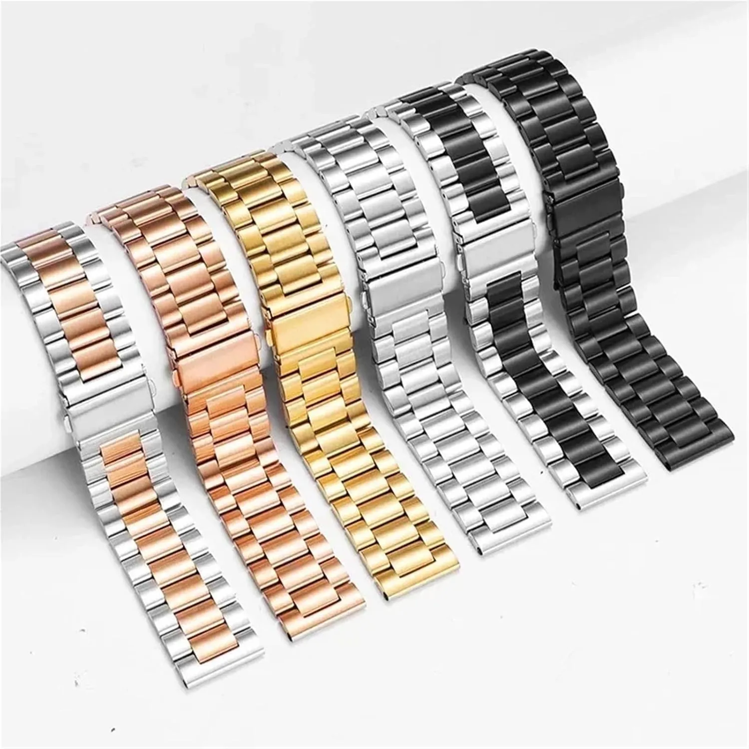 18mm 20mm 22mm 24mm Stainless Steel Watch Band Quick Release Metal Watch Band Adjustable Men's And Women's