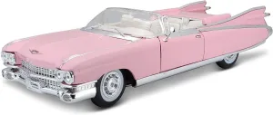 1959 Cadillac Eldorado Biarritz Convertible, Pink - Maisto Premiere 36813 - 1/18 Scale Diecast Model Toy Car by Maisto