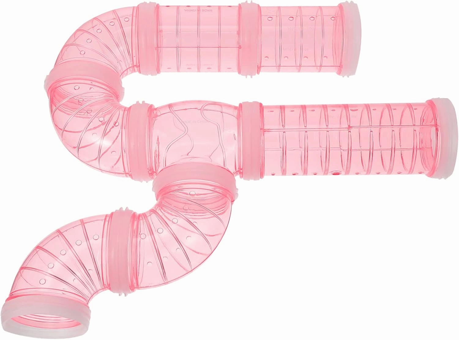1 Set Hamster Pipe Hamster Toy Pipe Hamster DIY Labyrinth Toy Plastic Tube DIY Labyrinth Pipes Animal Cage Tube Hamster Adventure Pipe Hamster Cage DIY Tunnel Pet Tunnel Toys