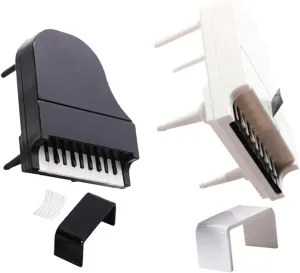 2 Sets Miniature Piano Model Decor Accessory for Dollhouse Mini Piano Modeling Model
