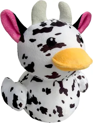 2024 New Cow Duck Plush, Cow Duck Stuffed Toy Doll, Stuffed Animal Plush Soft Cotton Stuffed Plush Doll Toy Gift for Boys and Girls (A)
