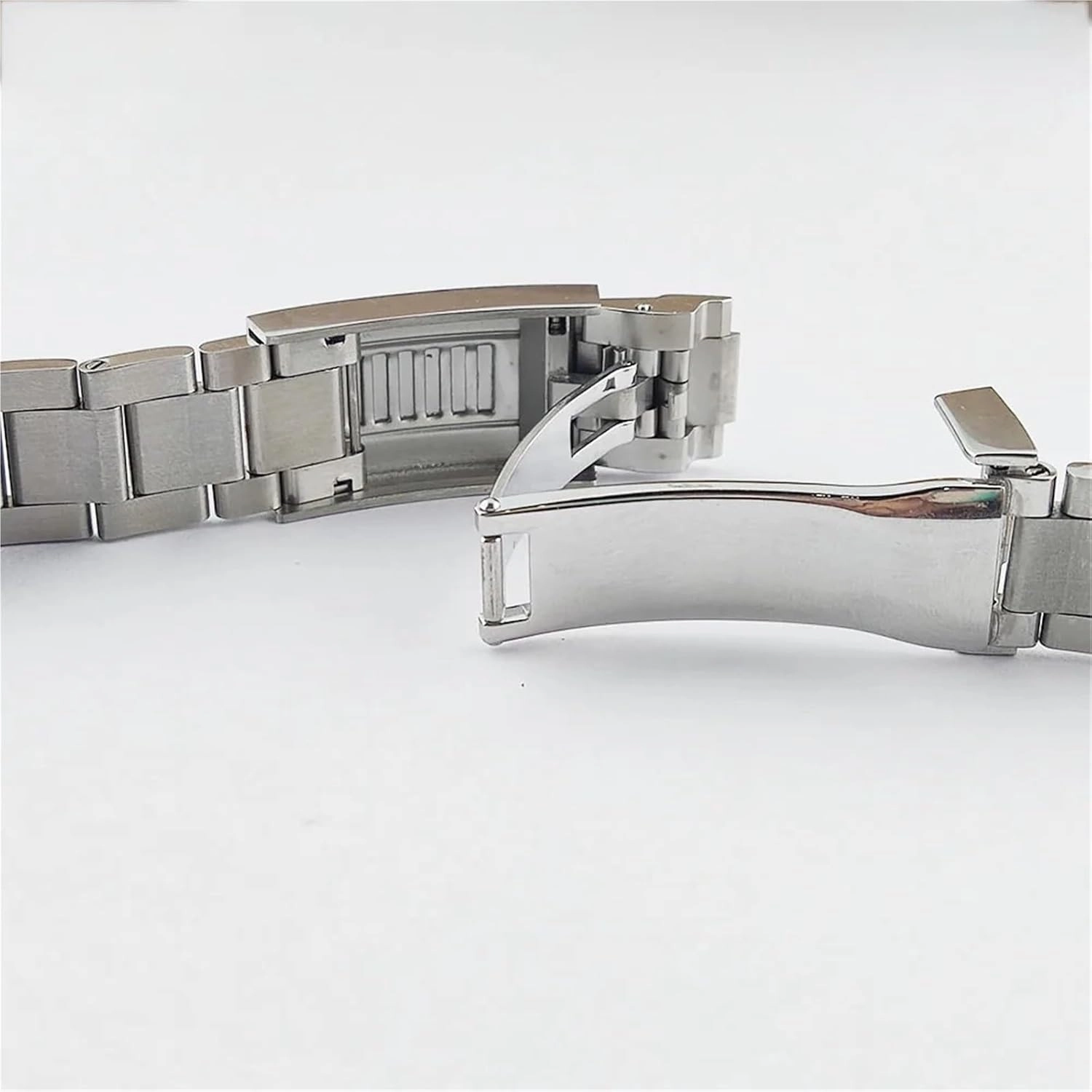 20mm Stainless Steel Strap With Adjustable Length Suitable Quick Release For Men Women Universal