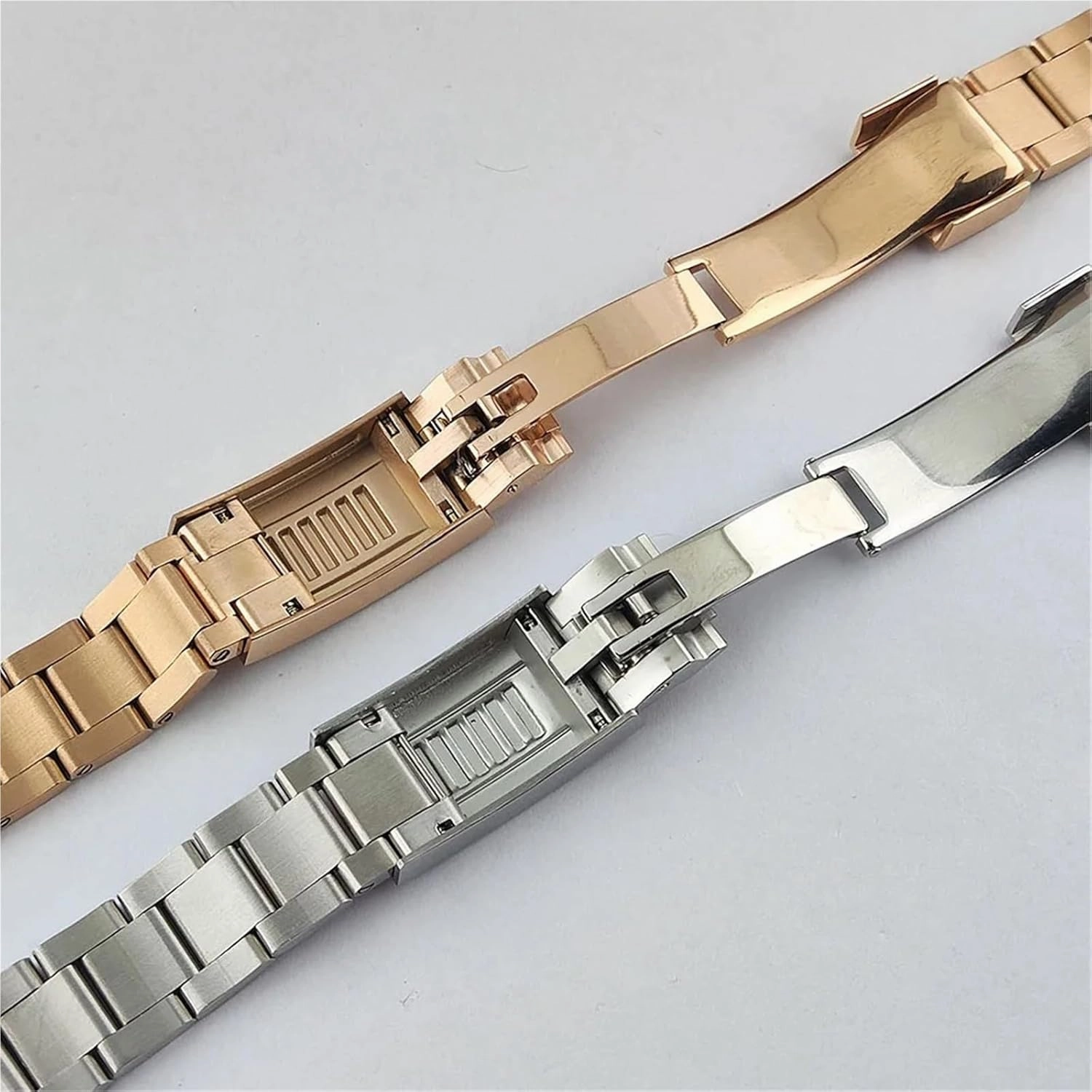 20mm Stainless Steel Strap With Adjustable Length Suitable Quick Release For Men Women Universal