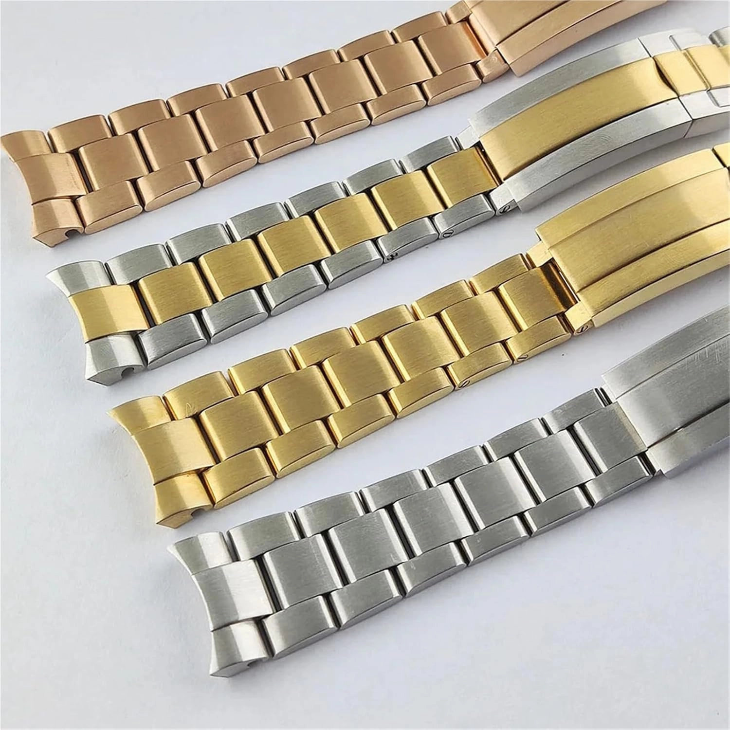 20mm Stainless Steel Strap With Adjustable Length Suitable Quick Release For Men Women Universal