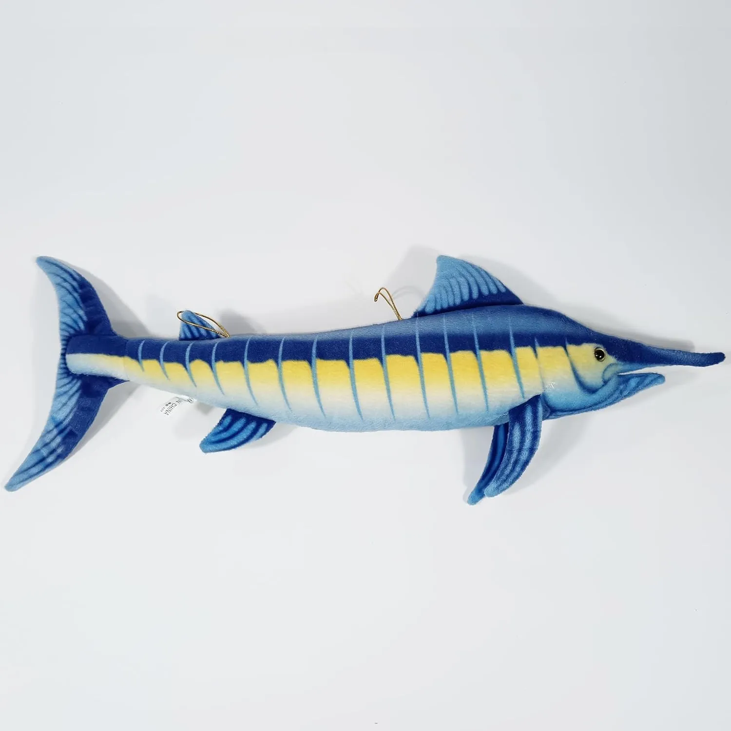 24'' Blue Marlin Fish Stuffed Animal, Soft Plush Blue Makaira Mazara Simulation Pillow Toy, Gift for Boys & Girls Birthday