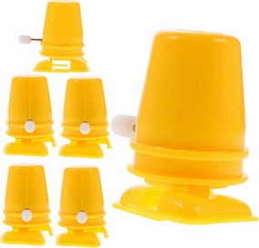 24pcs Clockwork Robot Movement Mechanism for Clay Crafting Reusable Plastic Parts for Wind-up Walking Toys for Creative Handmade Projects