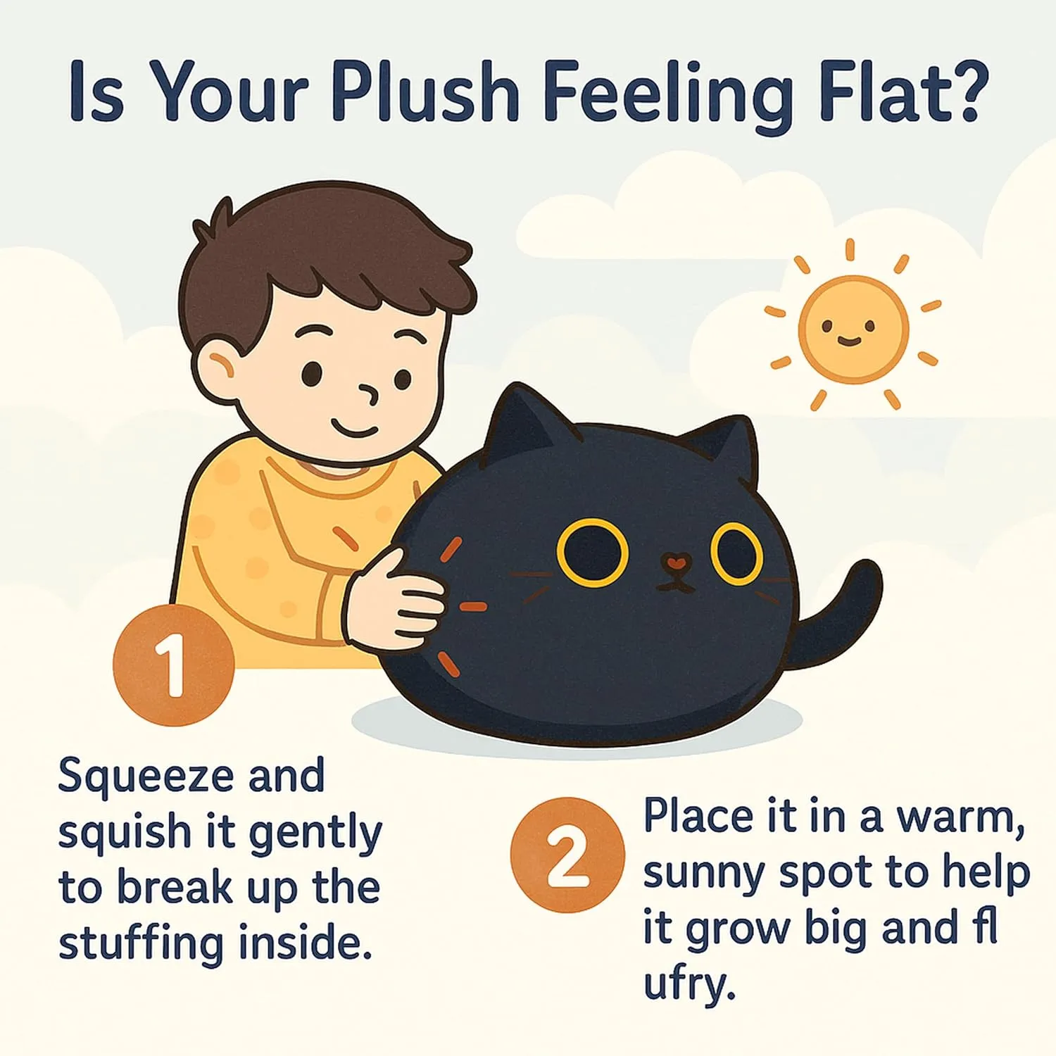 29-Inch Chonky Cat Plush – Giant Stuffed Animal, Squishy & Cuddly Plushie – Adorable Gift for Family & Friends