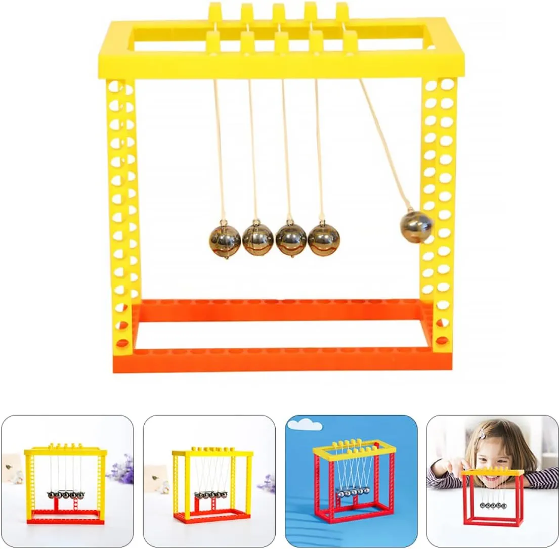 3 Sets Cradle Science Toy DIY Gyroscope for Kids Adults Pendulum Experiment