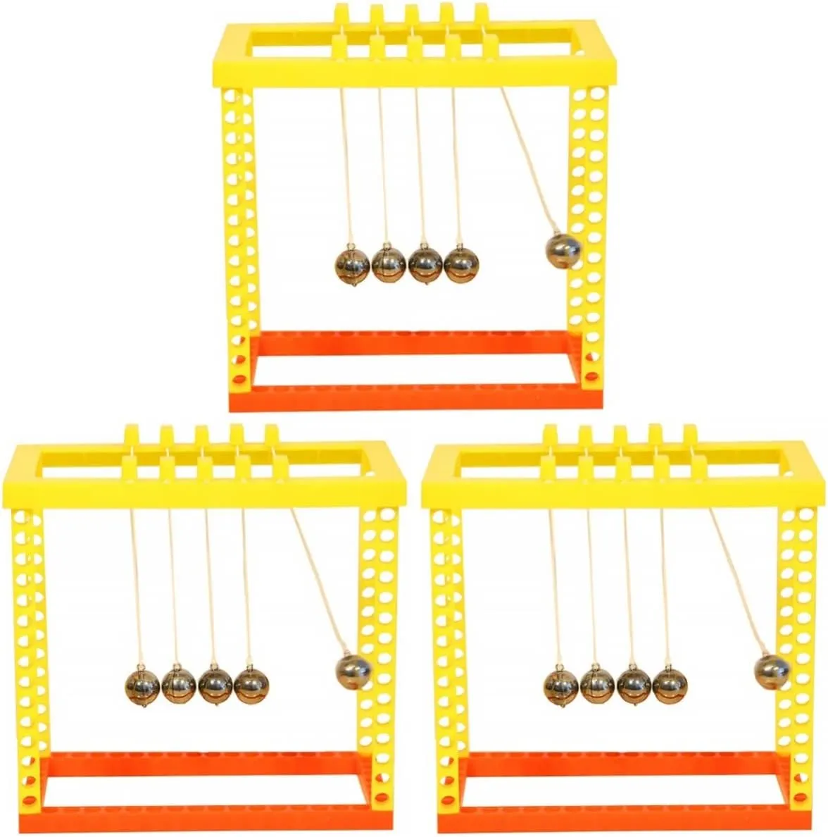 3 Sets Cradle Science Toy DIY Gyroscope for Kids Adults Pendulum Experiment