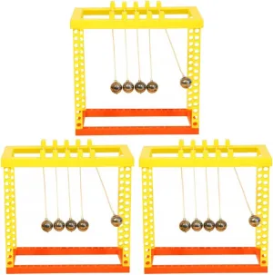 3 Sets Cradle Science Toy DIY Gyroscope for Kids Adults Pendulum Experiment