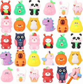 30 PCS Cute Pencil Sharpener for Kids Handheld Pencil Sharpener Bulk Kawaii Manual Pencil Sharpeners Kids Pencil Sharpeners for School Office Home (30)