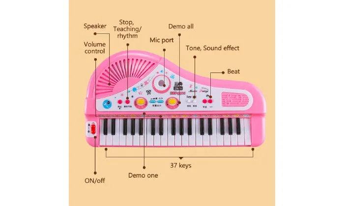 37 Keys Kids Musical Piano