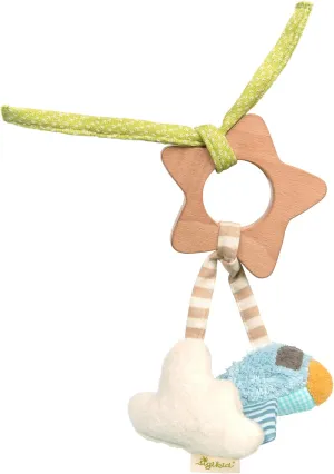 39359 Star Green Pendant and Rattle Grasping Toy