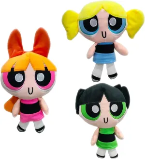 3Pcs 22cm/8inch Movie Cartoon Police Girl Plush Stuffed Doll Anime Figure Toys Xmas Kids Birthday Gifts
