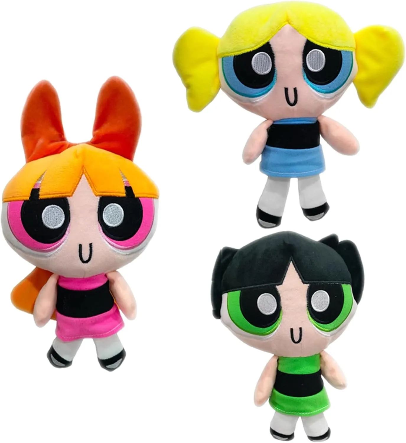 3Pcs 22cm/8inch Movie Cartoon Police Girl Plush Stuffed Doll Anime Figure Toys Xmas Kids Birthday Gifts