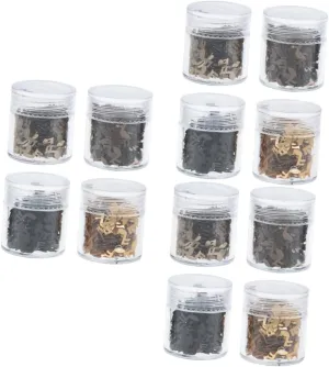3sets Note Shape Nail Art Sequins DIY Fingernail Decoration for Manicure Supplies for Parties and Festivals Easy to Use Thin Glittering Ornaments 4boxes*3