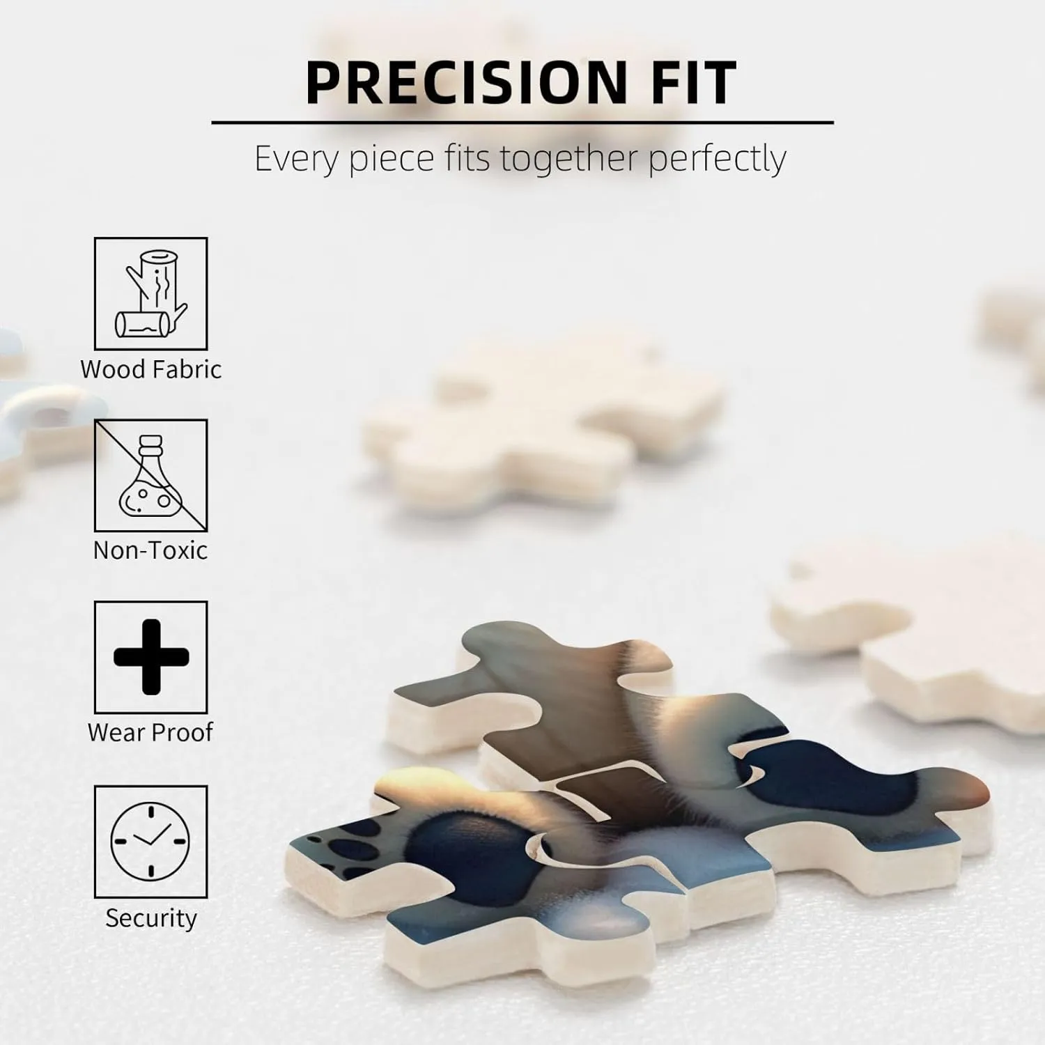 500 Piece Happy Polar Bear Jigsaw Puzzle for Adults Cute Animal Puzzles Relaxing & Challenging Brain Teaser Fun Family Activity Great Gift Idea Vibrant Colors HighQuality Pieces