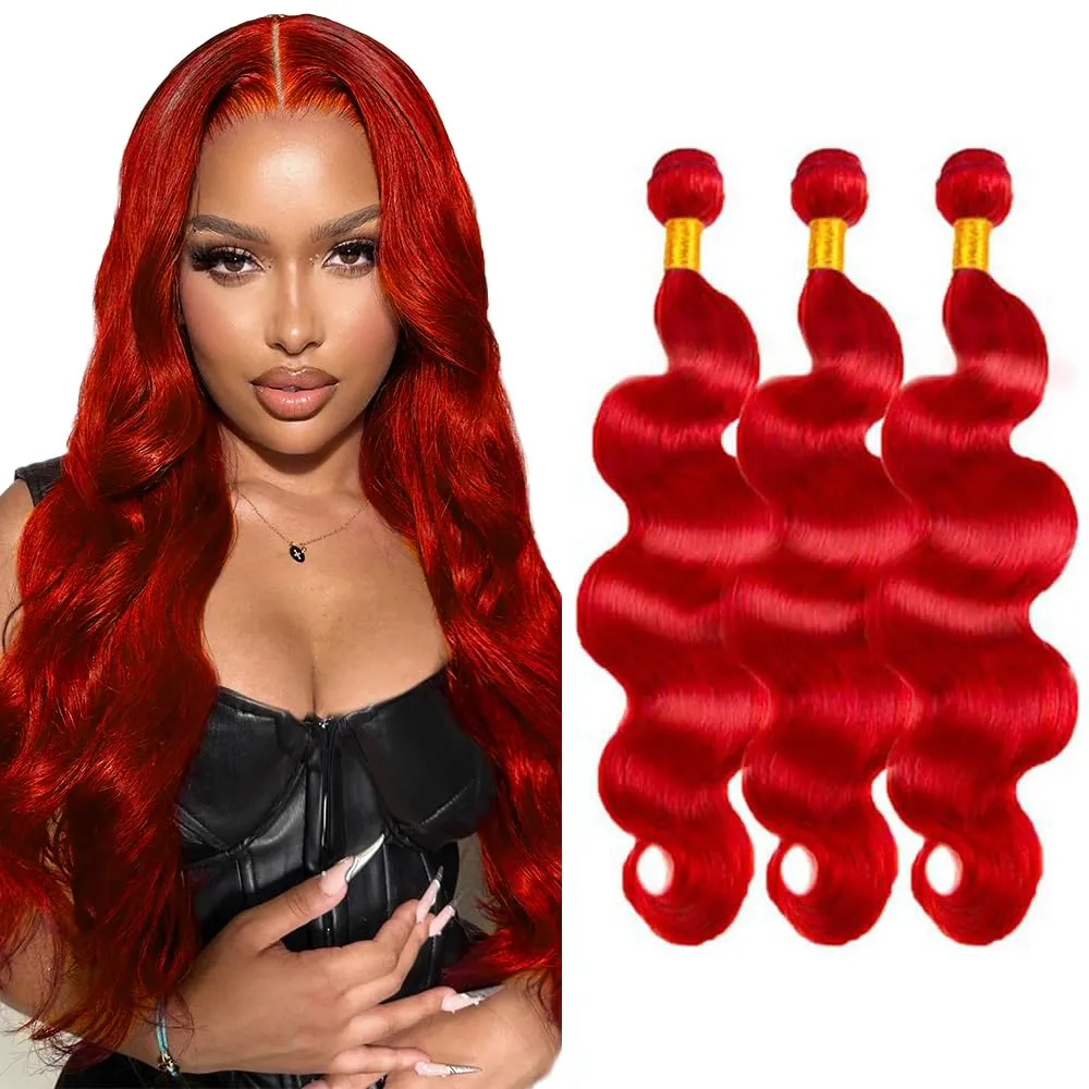 5DL RED BB 22 24 26 inch Hair Extensions