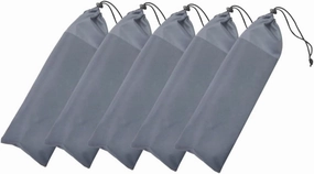 5pcs Tent Stake Storage Bag Camping Nail Bag Camping Peg Bag Camping Spike Pouch Camping Stakes Bags Tent Bag Outdoor Tent Camping Bag Carry Bag PVC Waterproof Coating Simple