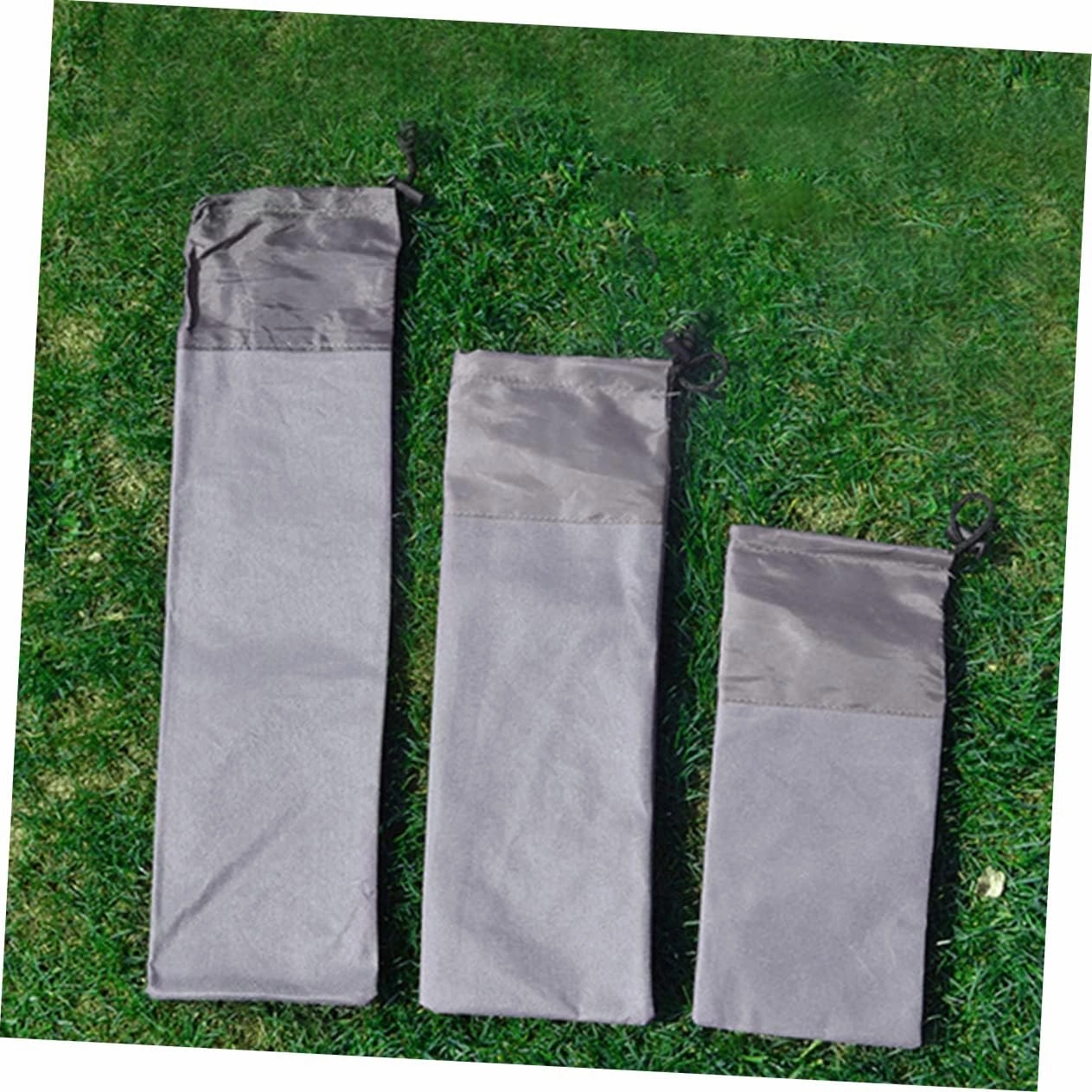 5pcs Tent Stake Storage Bag Camping Nail Bag Camping Peg Bag Camping Spike Pouch Camping Stakes Bags Tent Bag Outdoor Tent Camping Bag Carry Bag PVC Waterproof Coating Simple