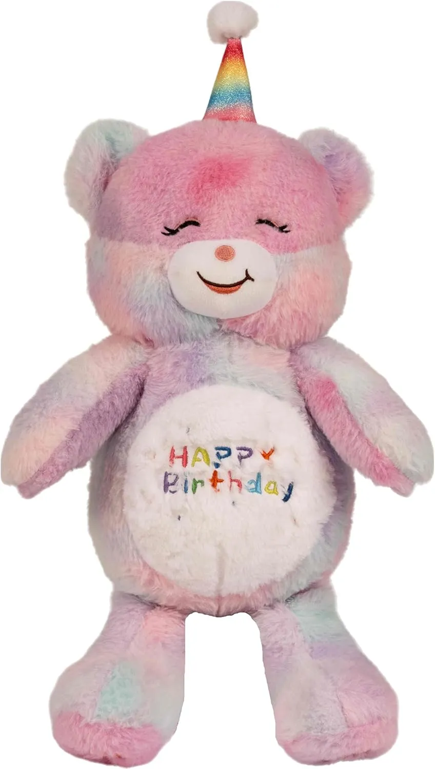 8 Inch Rainbow Bear Stuffed Animals Happy Birthday Bear Soft Rainbow Teddy Bear Plush Toys Stuffed Bear Plushies Animal Colorful Teddy Bear Plush Doll Animal Toy for Kids & Lovers…