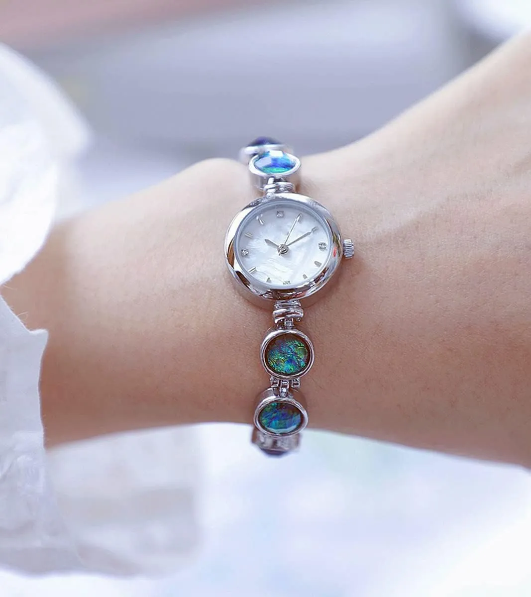 ADSBIAOYE Women's Watches Luxury Vintage Crystal Diamond Bracelet Watch Ladies Fashion Dress Quartz Wrist Watch Stainless Steel Waterproof Gift Watch