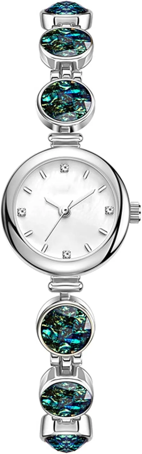 ADSBIAOYE Women's Watches Luxury Vintage Crystal Diamond Bracelet Watch Ladies Fashion Dress Quartz Wrist Watch Stainless Steel Waterproof Gift Watch