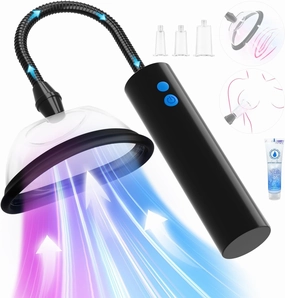 Adult Sex Toys Pussy Pump - Sex Toys for Female Nipple Pussy Sucker Automatic Vacuum Vagina Sex Pump, Adult Toys Nipple Pussy Sucking Toys with 3 Powerful Modes, Adult Sex Toy & Games, 5 Cups Included