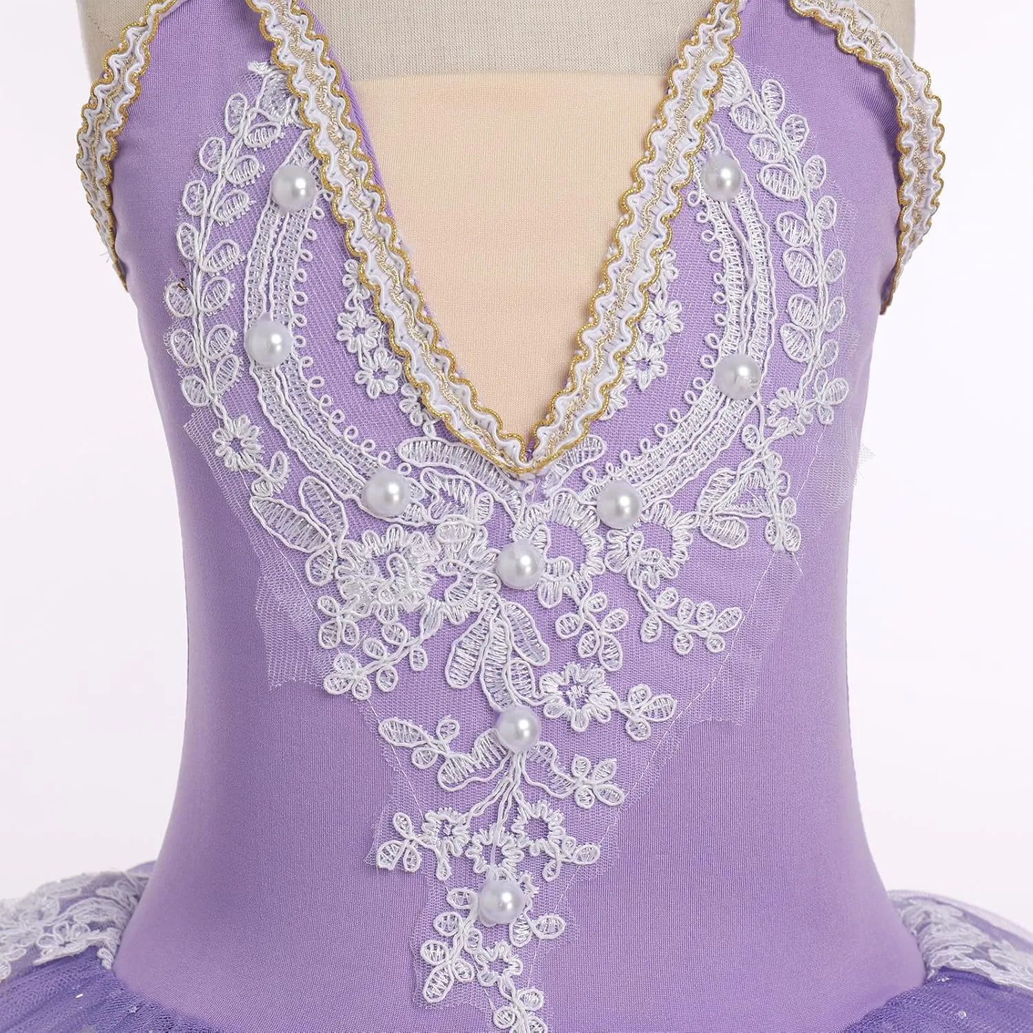 AFAVOM Ballet Leotards for Girls Lace Flower Camisole Leotard Skirt Performance Swan Ballet Dance Dress Ballerina Dancewear