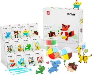 Air Dry Clay Kits - Modeling Clay for Kids, Ultra Light & Soft, Safe & Non-Toxic, DIY Airdryclay Kit with Sculpting Tools and Tutorials, Creatible Art Crafts Toys Gifts for Boys Girls