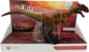 Allosaurus Red Soft Dinosaur Toy Figure for Kids - Realistic Dinosaur with Safe, Soft Material - Educational and Fun Prehistoric Play for Boys and Girls