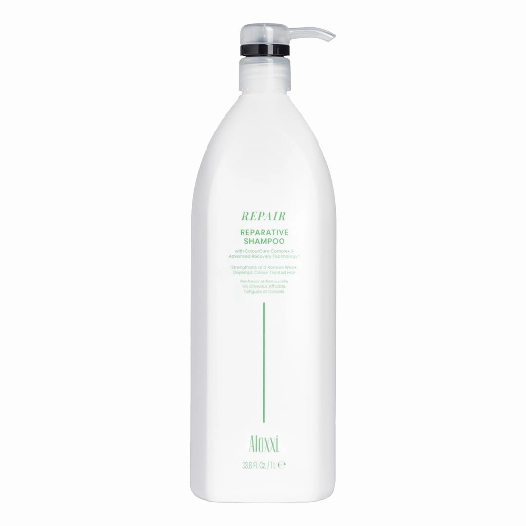 ALOXXI Reparative Hair Repair Shampoo for Damaged Hair with ColourCare Complex & Advance Recovery Technology - Cleanses Damaged & Over-processed Hair, 33.8 Fl Oz