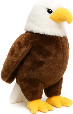 American Hawk Eagle Stuffed Animals, Eagle Plush Toys for Boy Girl Kids Birthday, 12 inches
