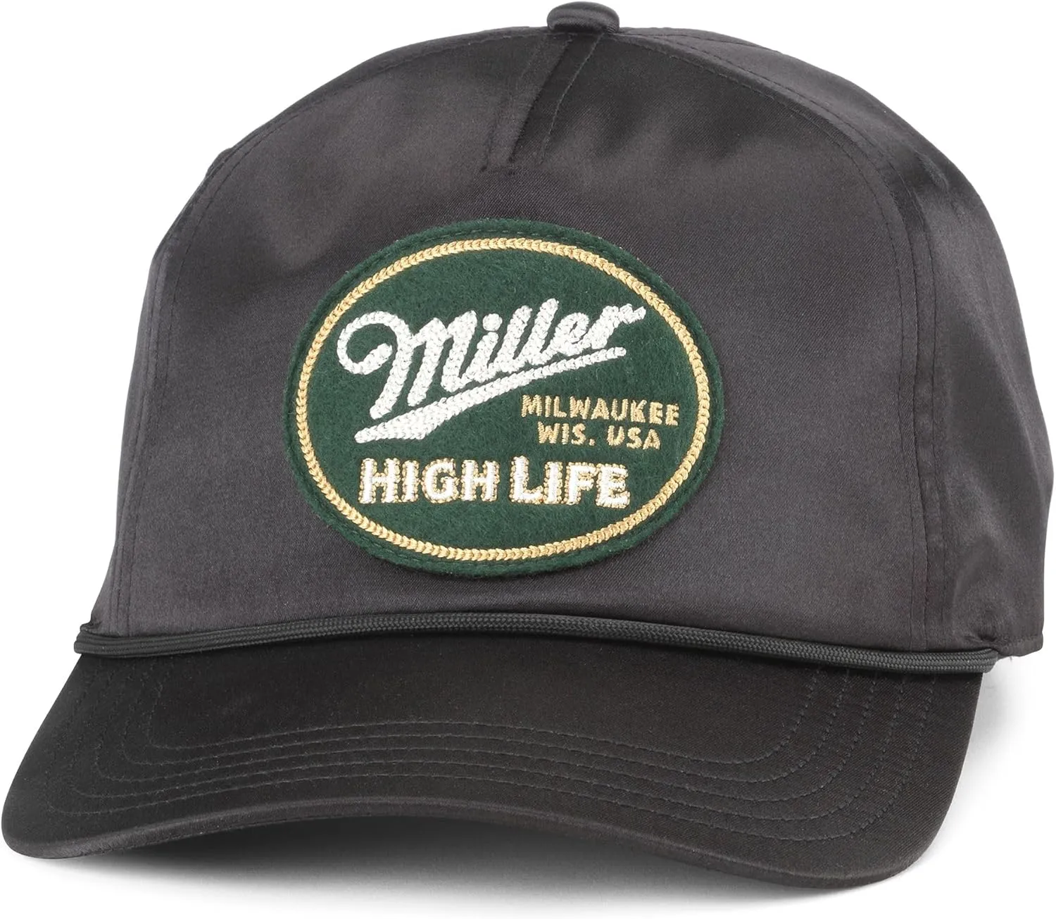 AMERICAN NEEDLE Miller High Life Beer Patch Unisex Adjustable Snapback Baseball Hat