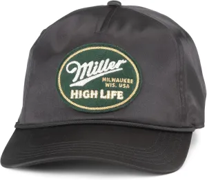 AMERICAN NEEDLE Miller High Life Beer Patch Unisex Adjustable Snapback Baseball Hat
