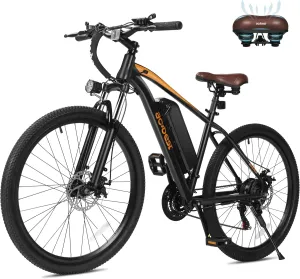 Apex Electric Bike for Adults, 26" 1000W Peak Electric Mountain Bike, 22MPH Top Speed, Max Range 55  Miles, 48V Removable Battery, 21-Speed Lightweight E-Bike, Front Suspension
