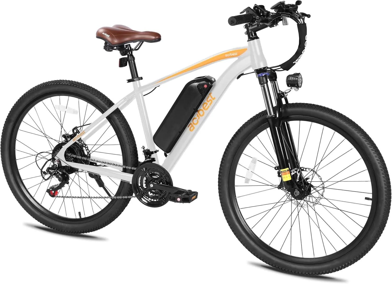 Apex Electric Bike for Adults, 26" 1000W Peak Electric Mountain Bike, 22MPH Top Speed, Max Range 55  Miles, 48V Removable Battery, 21-Speed Lightweight E-Bike, Front Suspension
