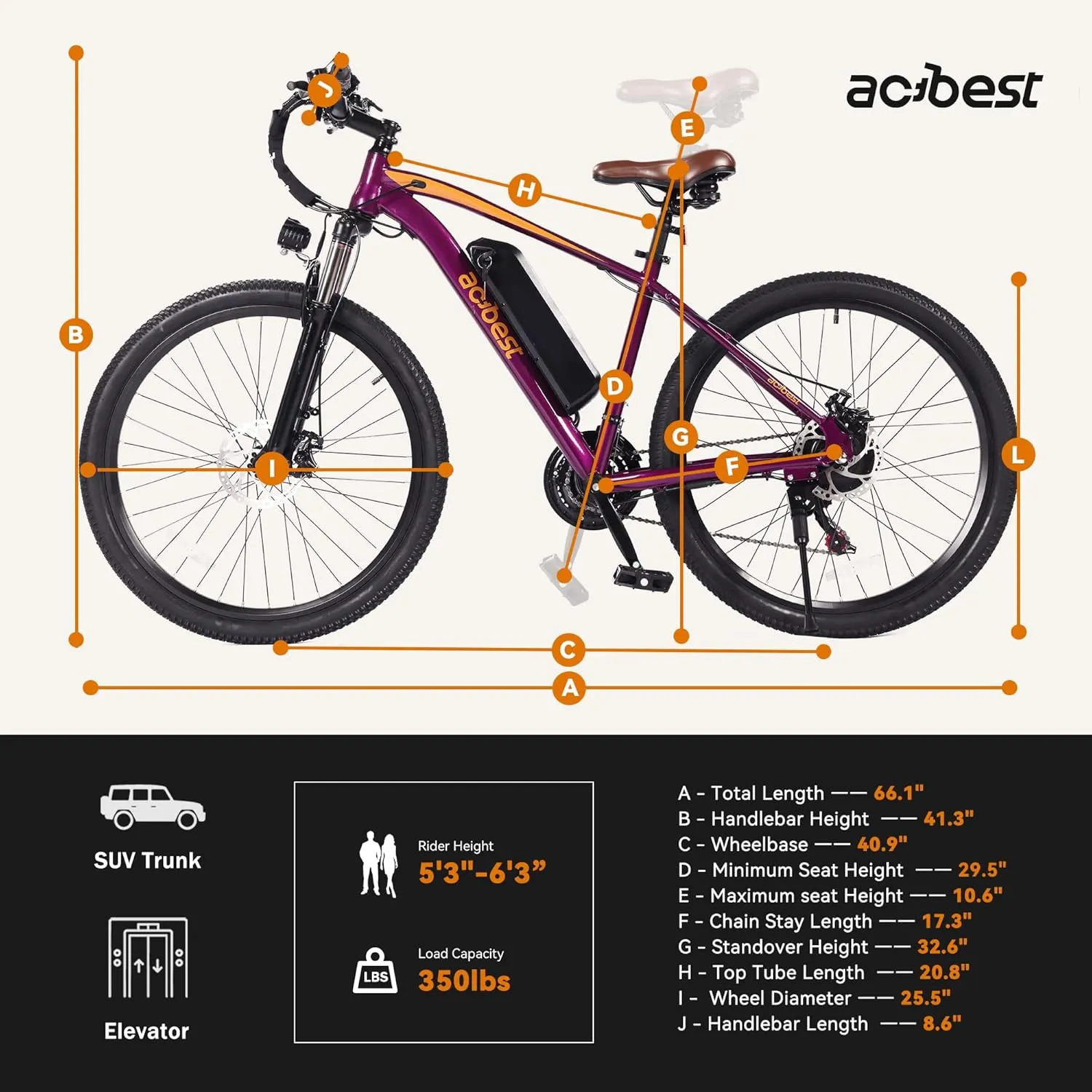 Apex Electric Bike for Adults, 26" 1000W Peak Electric Mountain Bike, 22MPH Top Speed, Max Range 55  Miles, 48V Removable Battery, 21-Speed Lightweight E-Bike, Front Suspension