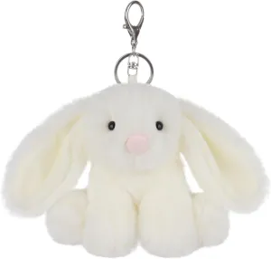 Apricot Lamb Cute Toys Plush Rabbit Stuffed Animal Soft for Kids Bag, Purse, Backpack, Handbag (4.7 Inches)