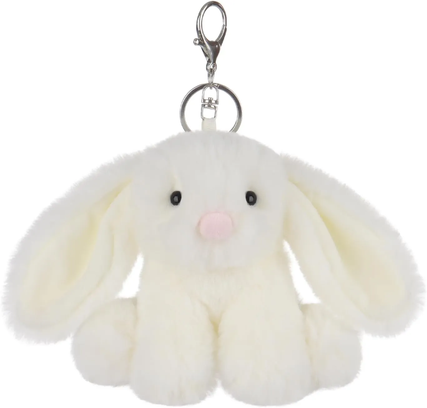 Apricot Lamb Cute Toys Plush Rabbit Stuffed Animal Soft for Kids Bag, Purse, Backpack, Handbag (4.7 Inches)