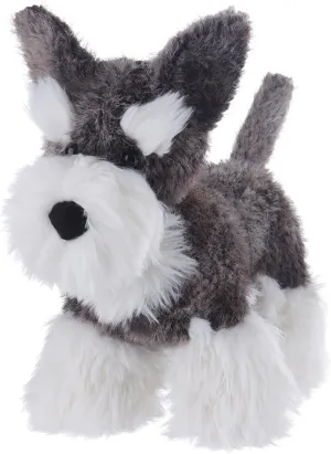 Apricot Lamb Toys Plush Charming Schnauzer Puppy Dog Stuffed Animal Soft Cuddly Perfect for Kids 10.6 Inches