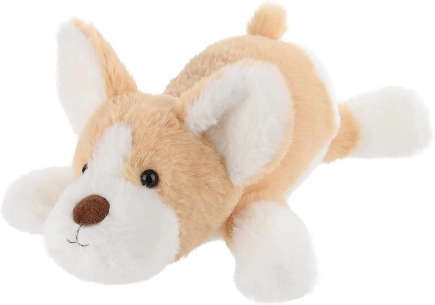 Apricot Lamb Toys Plush Lying Welsh Corgi Puppy Dog Stuffed Animal Soft Cuddly Perfect for Child (Yellow Corgy,12 Inches)