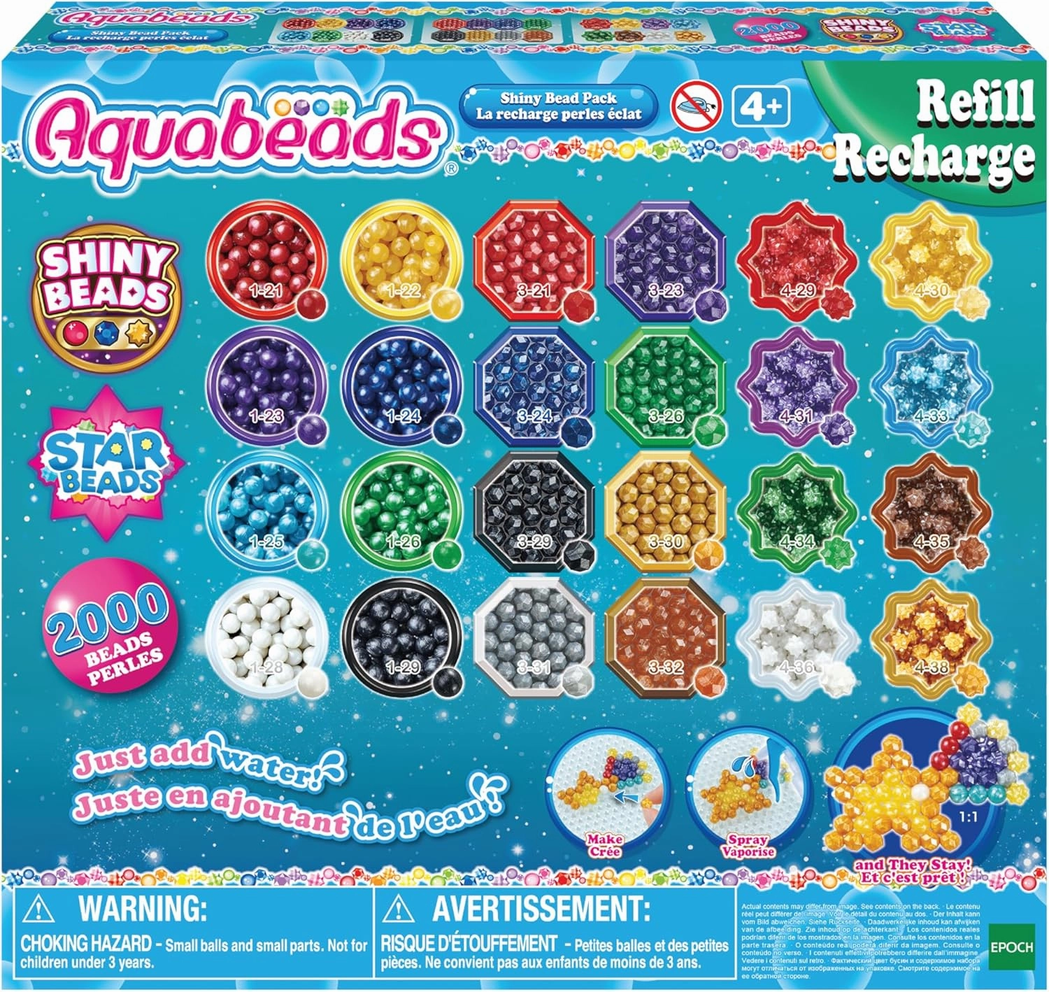Aquabeads Shiny Bead Refill Set