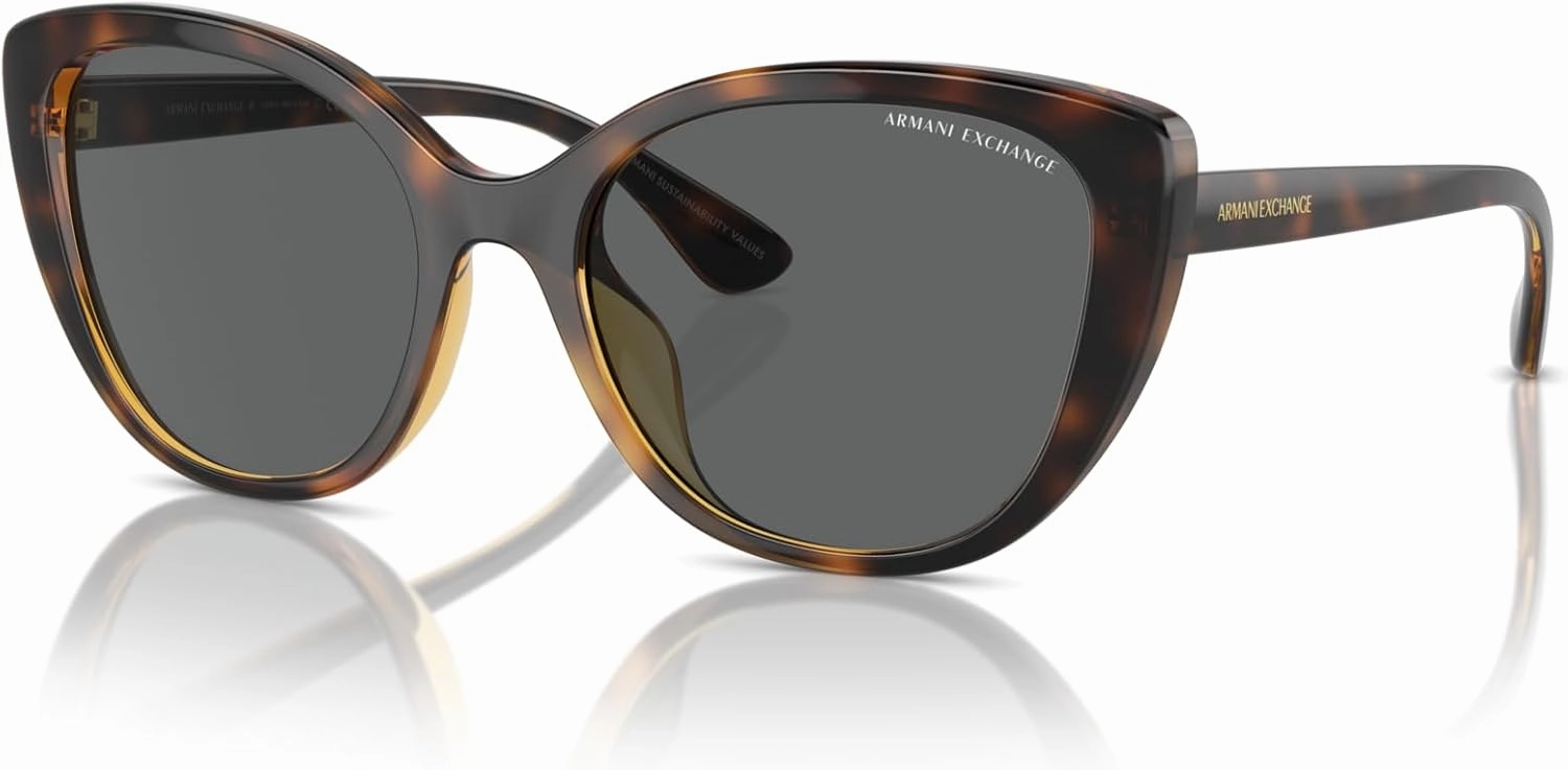 Armani Exchange Women's Ax4111su Universal Fit Cat Eye Sunglasses