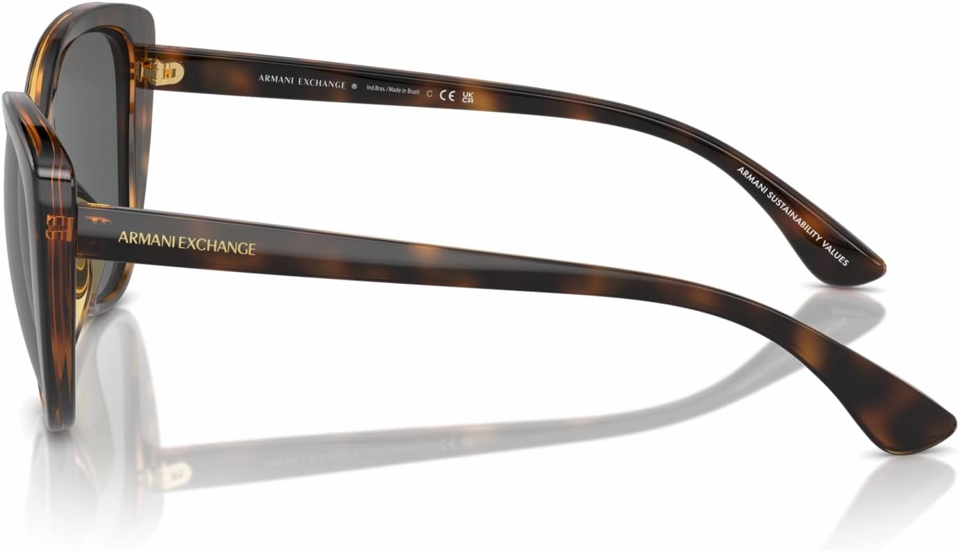 Armani Exchange Women's Ax4111su Universal Fit Cat Eye Sunglasses